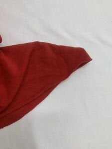 Kırmızı Lakost Kumaş, Parça 50x200 cm