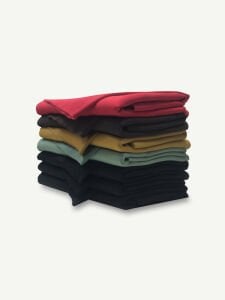 Ribanalı Şardonlu 3 İplik Kumaş Seti, Boyları 80-95 cm arası 7 adet