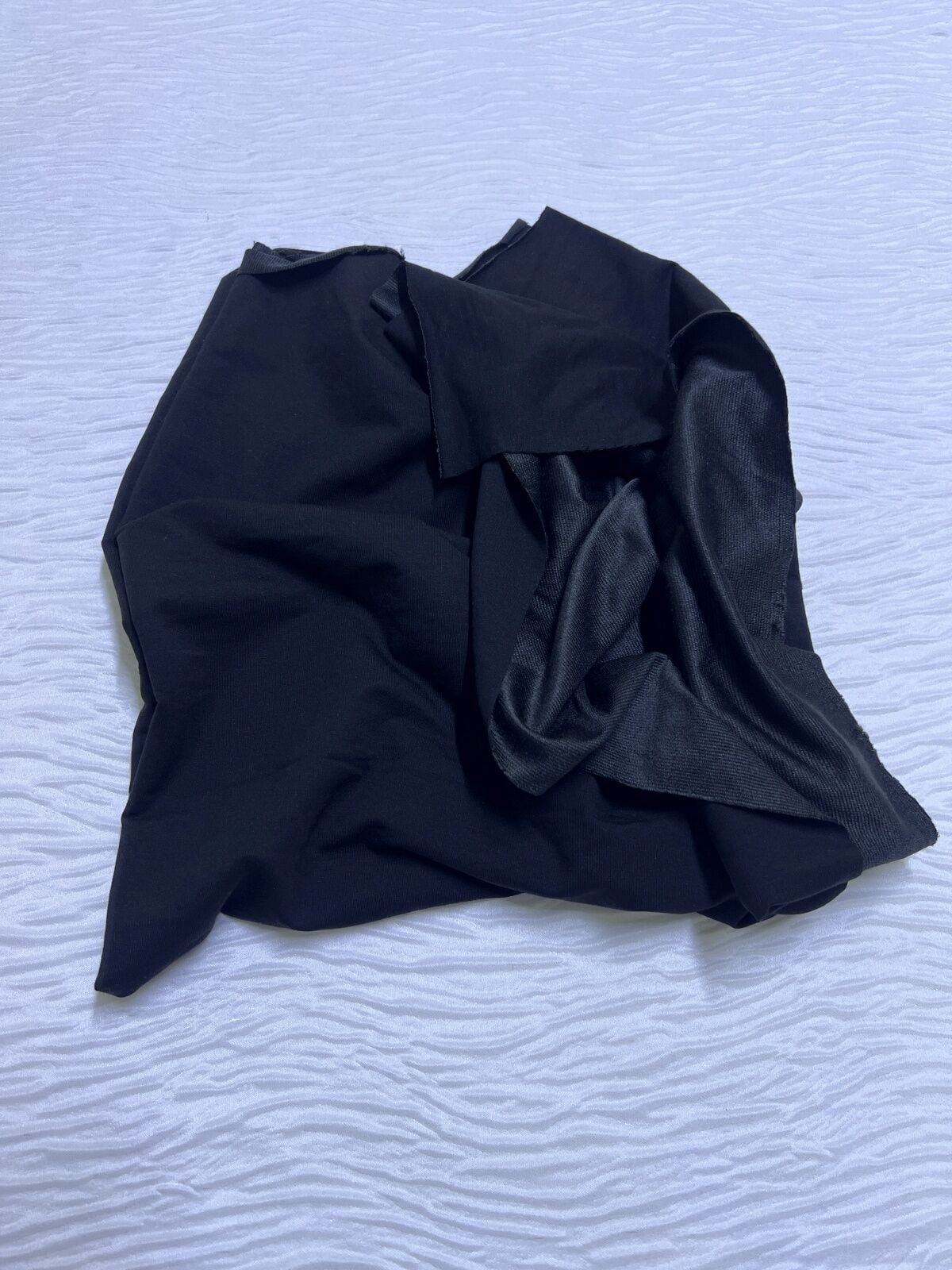 Diz Yapmaz 2 İplik, Parça 80x180 cm - Siyah