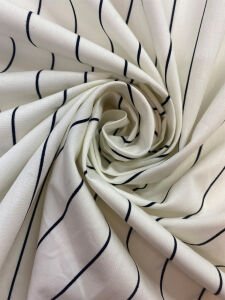 Çizgili Poplin Kumaş