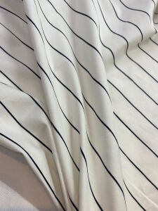 Çizgili Poplin Kumaş
