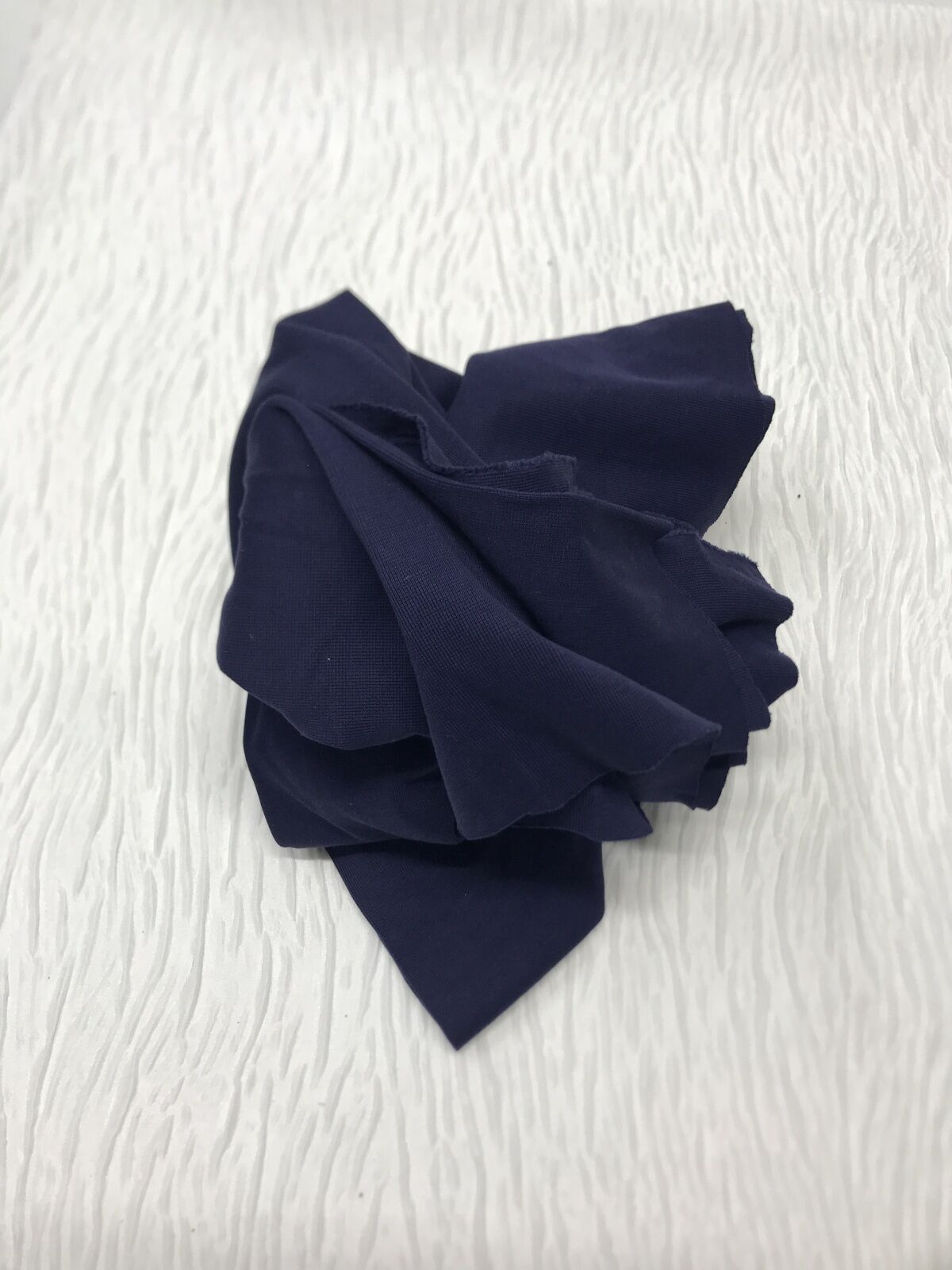 İnce Ribana Kumaş Lacivert - Parça 100x170 cm