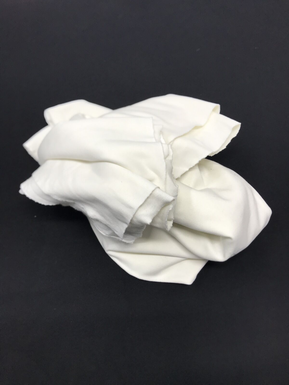 İnce Ribana Kumaş Ekru - Parça 120x180 cm