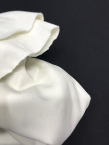 İnce Ribana Kumaş Ekru - Parça 120x180 cm