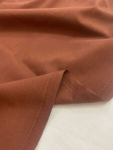 Poplin Kumaş Açık Kahve
