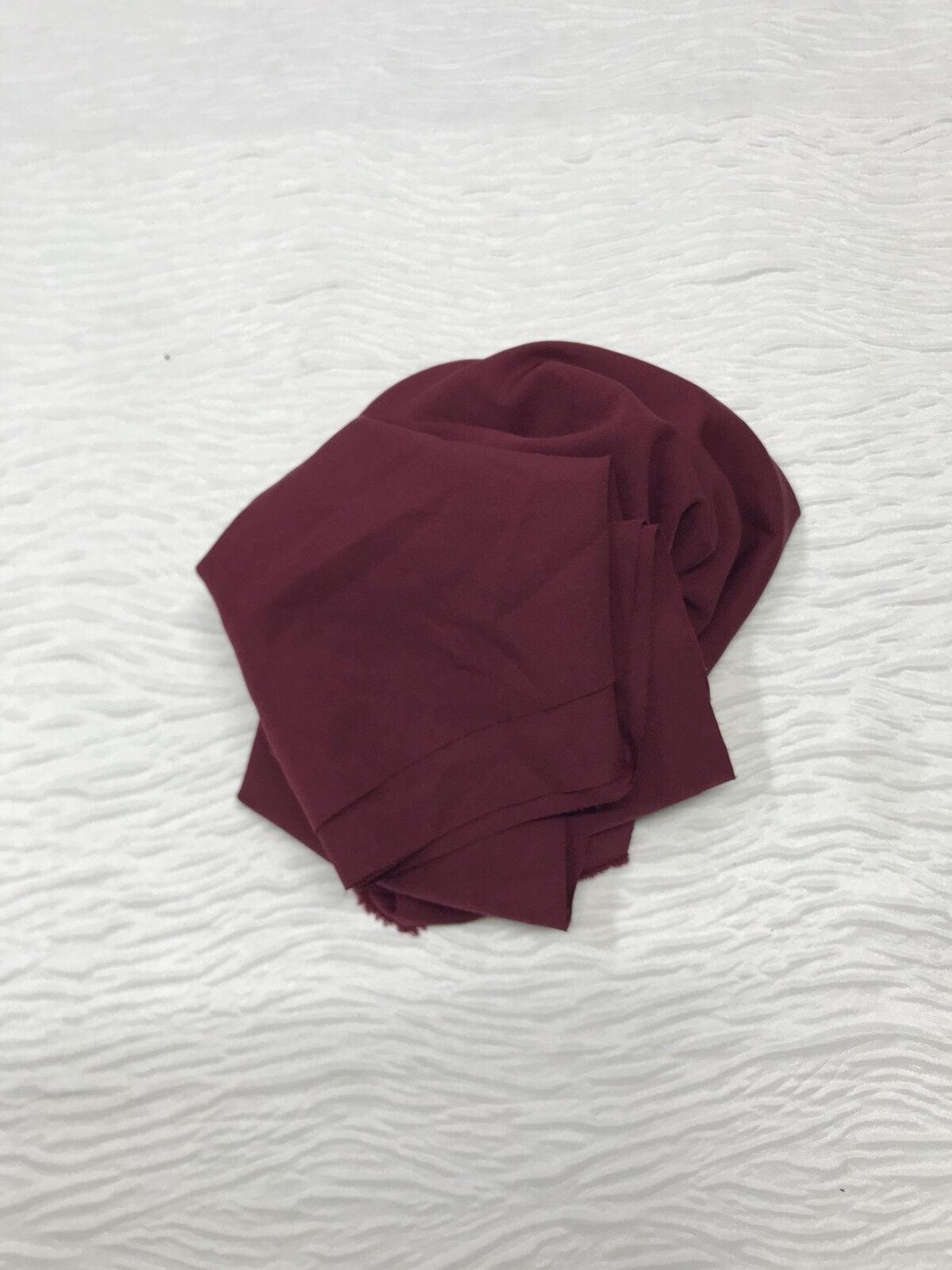 Dabıl Krep Kumaş, Parça 75x150 cm - Bordo