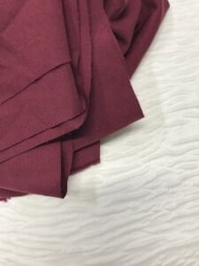 Dabıl Krep Kumaş, Parça 75x150 cm - Bordo
