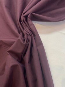 Poplin Kumaş Koyu Vişne Çürüğü