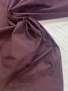 Poplin Kumaş Koyu Vişne Çürüğü