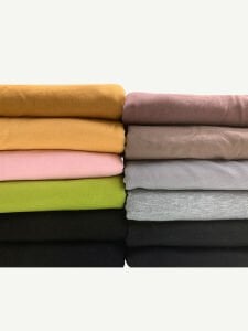 Diz Yapmaz 2 İplik Kumaş Seti, Boyları 80-90 cm arası 12 adet