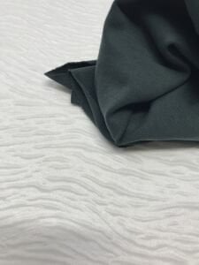 İnce Ribana Kumaş - Parça 45x100 cm - Zümrüt Yeşili