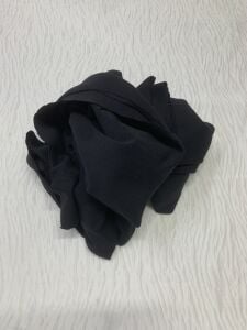 Bebe Ribanası Esnek Kumaş, Parça 100x160 cm - Siyah