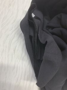 Bebe Ribanası Esnek Kumaş, Parça 100x160 cm - Siyah