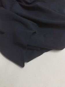 Lacivert Viskon Penye Kumaş Esnek Dökümlü, Parça 80x180 cm
