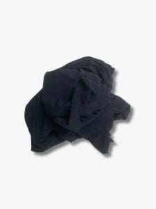 Lacivert Viskon Penye Kumaş Esnek Dökümlü, Parça 80x180 cm