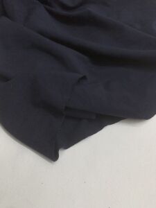 Lacivert Viskon Penye Kumaş Esnek Dökümlü, Parça 80x160 cm