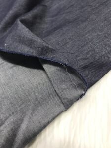 Lacivert İnce Kot Kumaş %100 Pamuk - Parça  6 metre