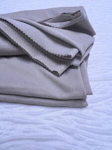 Pamuk Polyester Lakost Kumaş, Parça 80x160 cm - Bej