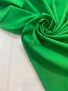 Kendinden Çizgili Gömleklik Tuniklik Kumaş Yeşil