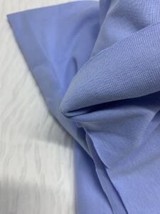 İnce Ribana Kumaş - Parça 80x170 cm - Mavi