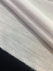 Kendinden Çizgili Gömleklik Tuniklik Kumaş Beyaz