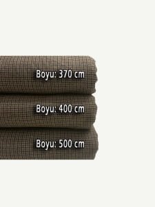 Mevsimlik Dış Giyimlik Kumaş Seti, Boyları 370-400-500 cm 3 adet