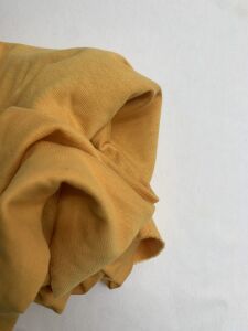 Sarı İnce Ribana Kumaş, Parça 240x160 cm