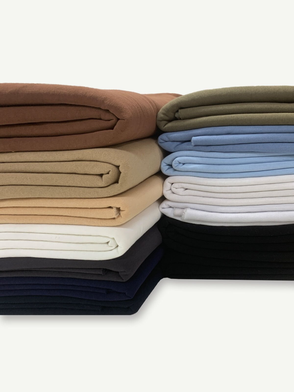 8,45 kg Şardonlu 3 İplik Kumaş Seti, Boyları 80-100 cm arası 14 adet