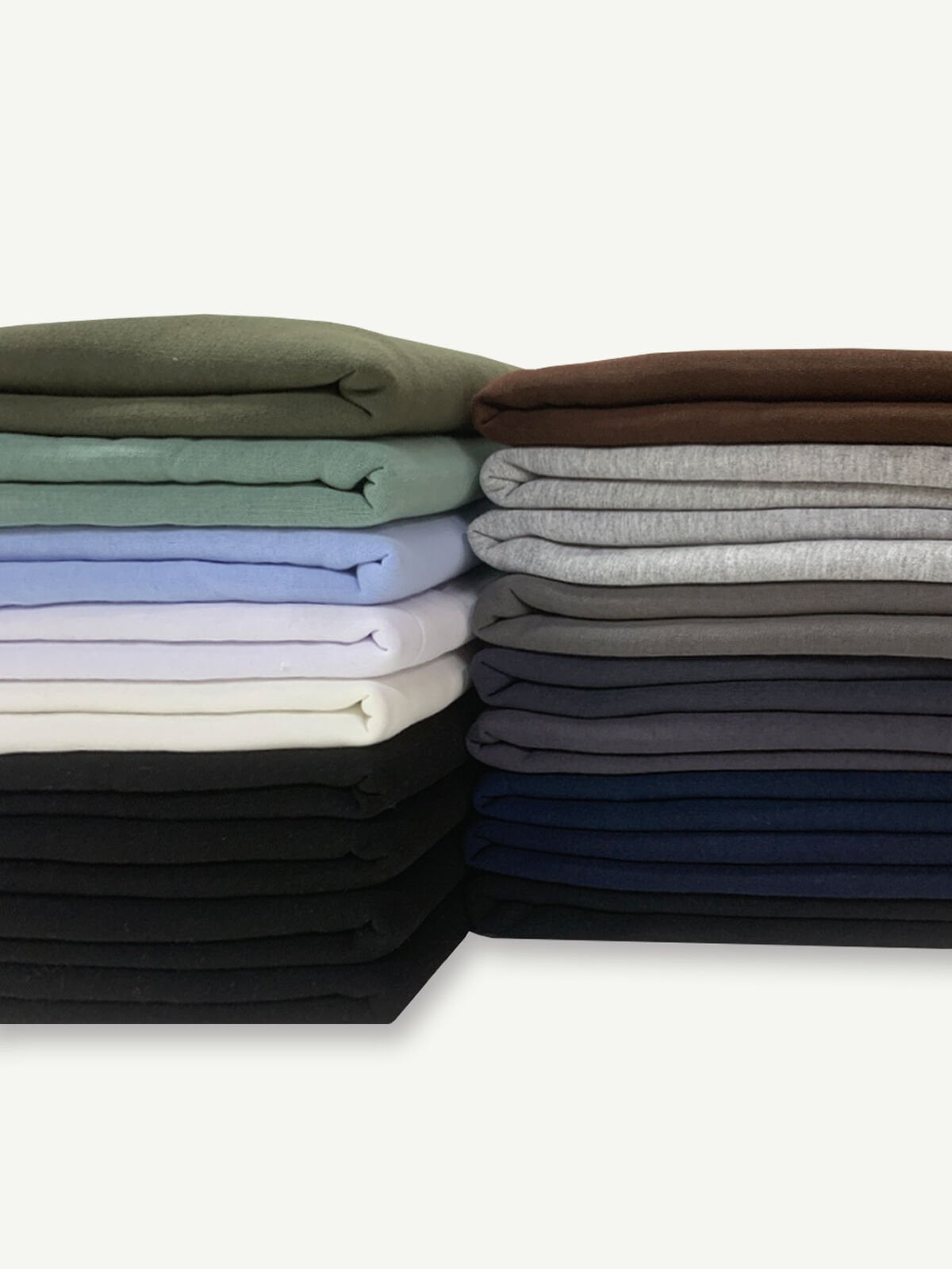 8,30 kg Şardonlu 3 İplik Kumaş Seti, Boyları 60-70 cm arası 18 adet