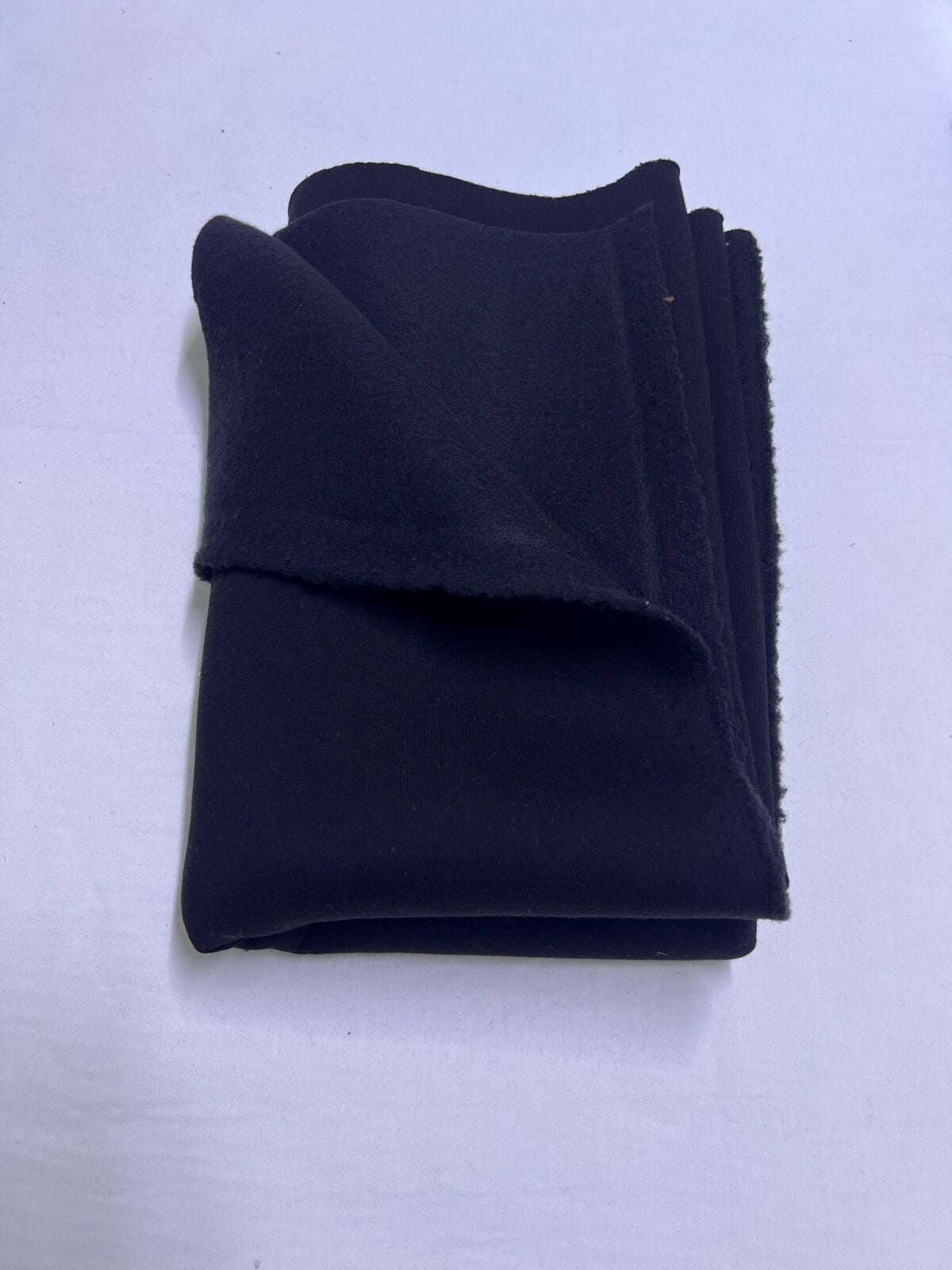 Şardonlu 3 İplik Kumaş, Parça 70x180 cm - Siyah