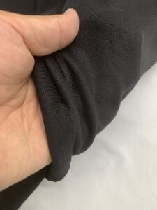Siyah Badilik Ribana Kumaş, Parça 275x170 cm
