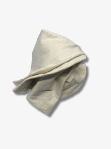 İnce Ribana Kumaş, Parça 120x135 cm Krem Rengi