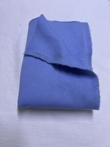 Şardonlu 3 İplik Kumaş, Parça 60x180 cm - Mavi