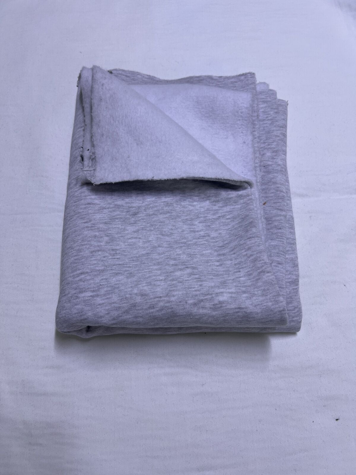 Şardonlu 3 İplik Kumaş, Parça 60x180 cm - Gri