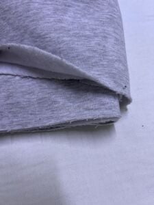Şardonlu 3 İplik Kumaş, Parça 60x180 cm - Gri