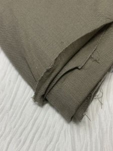 Haki Kalın Ham Keten Kumaş, Parça 300x150 cm