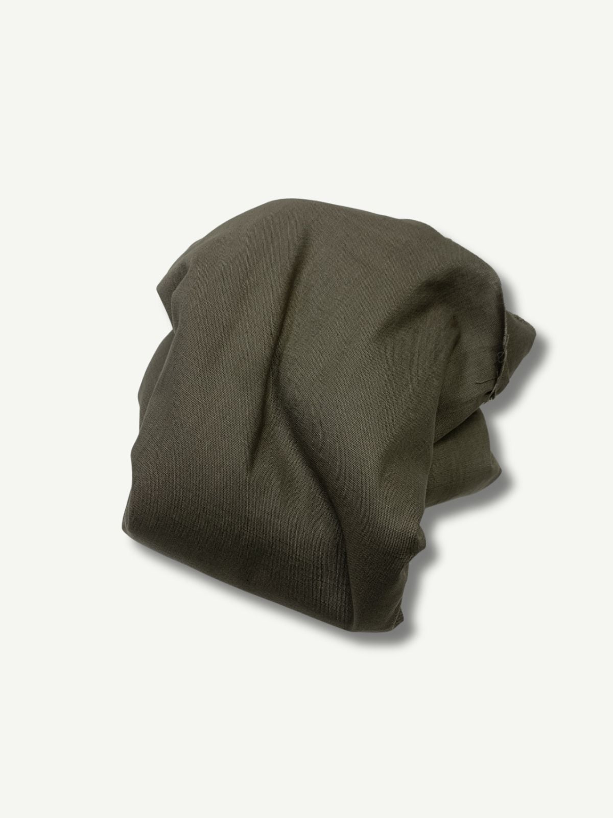 Haki Kalın Ham Keten Kumaş, Parça 300x150 cm