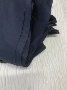 Lacivert Kalın Ham Keten Kumaş, Parça 160x150 cm