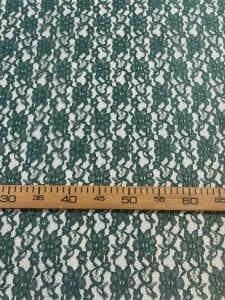 Zümrüt Yeşili Dantel Kumaş 2
