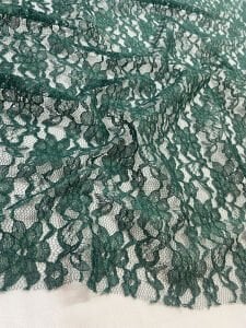 Zümrüt Yeşili Dantel Kumaş 2