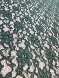 Zümrüt Yeşili Dantel Kumaş 2