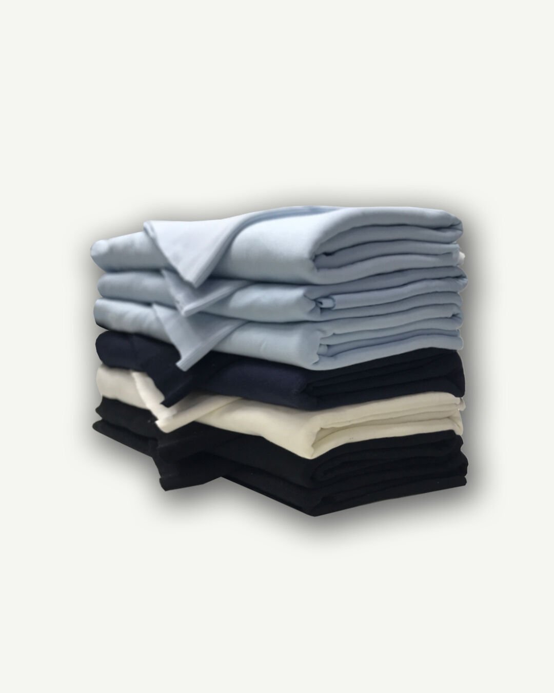 Ribanalı Şardonlu 3 İplik Kumaş Seti, Boyları 75-95 cm arası 7 adet