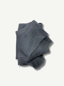 Gri Orta Kalın Ham Keten Kumaş, Parça 180x150 cm