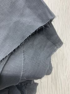 Gri Orta Kalın Ham Keten Kumaş, Parça 180x150 cm