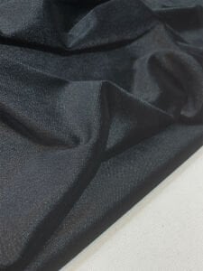 İpek Kadife Kumaş Likralı Dökümlü Elbiselik Siyah