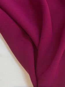 Mürdüm Krep Kumaş