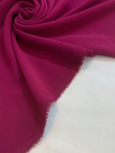 Mürdüm Krep Kumaş