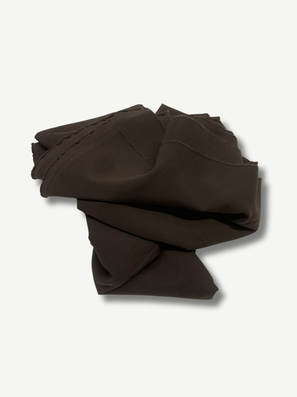 Dabıl Krep Kumaş, Parça 140x140 cm - Kahverengi