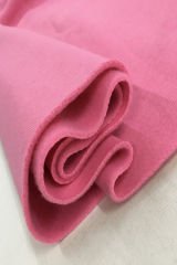 Pembe Şardonlu 3 İplik Penye Kumaş En:155 cm