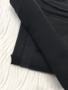 Ribanalı Diz Yapmaz 2 İplik Kumaş Siyah, Parça 85x180 cm